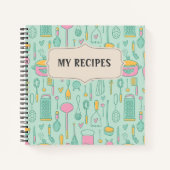 Leeres Rezept-Notebook zum Einschreiben Notizblock (Vorderseite)