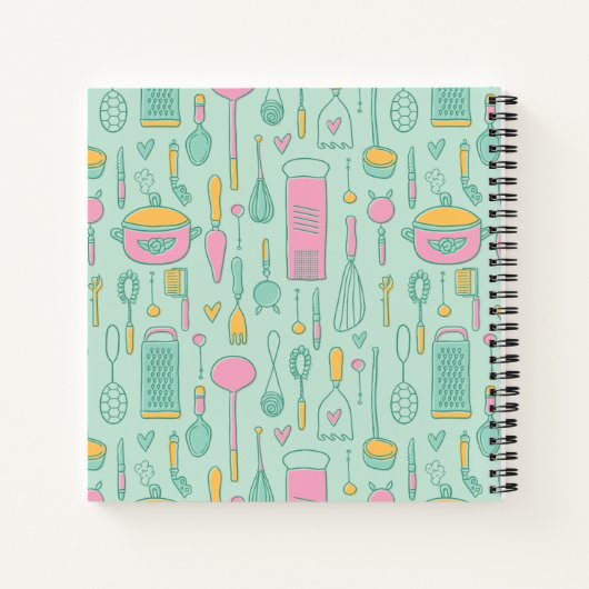 Leeres Rezept-Notebook zum Einschreiben Notizblock (Rückseite)