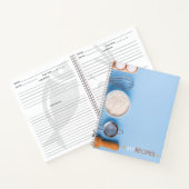 Leeres Rezept-Notebook zum Einschreiben Notizblock (Innenseite)