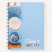 Leeres Rezept-Notebook zum Einschreiben Notizblock (Vorderseite)