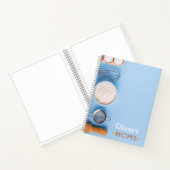 Leeres Rezept-Notebook zum Einschreiben Notizblock (Innenseite)