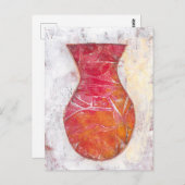 Leeres Schiff - Blume Vase Postkarte (Vorne/Hinten)