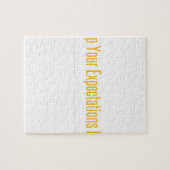 Leeres Sinnesweiß Puzzle (Horizontal)