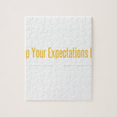 Leeres Sinnesweiß Puzzle (Vertikal)