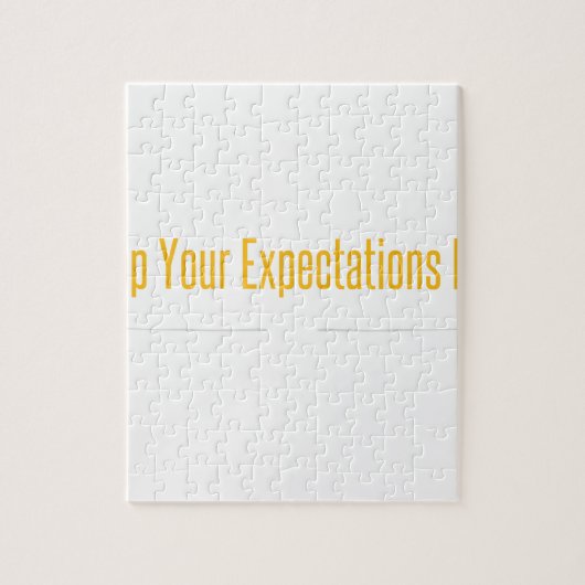 Leeres Sinnesweiß Puzzle (Vertikal)