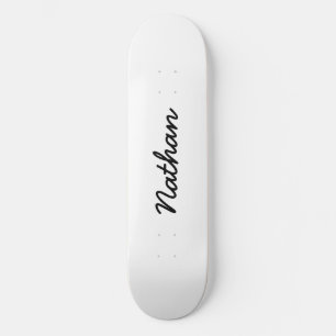 Leeres Weiß Skateboard