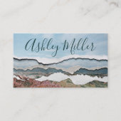 Leerfarben und Papierkorb-Visitenkarte Visitenkarte (Vorderseite)