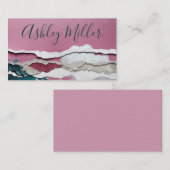 Leerfarben und Papierkorb-Visitenkarte Visitenkarte (Vorne/Hinten)