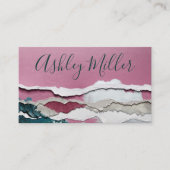 Leerfarben und Papierkorb-Visitenkarte Visitenkarte (Vorderseite)