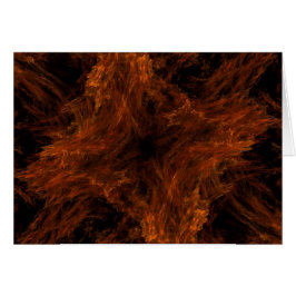 Leerkarte mit Hintergrund des Fraktal Designs