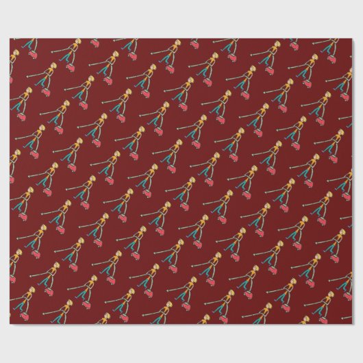 Leerlauf Geschenkpapier (Flach)