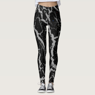 Leerlaufbahn - Silber Leggings
