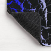 Leerlaufbahn - weiß/blau mousepad (Ecke)