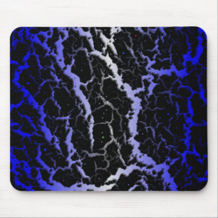 Leerlaufbahn - weiß/blau mousepad