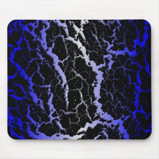 Leerlaufbahn - weiß/blau mousepad (Vorne)