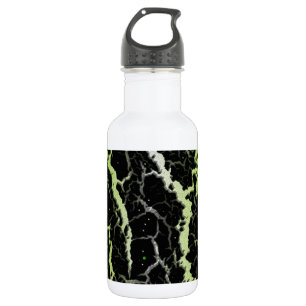 Leerlaufbahn - weiß/Limon Edelstahlflasche