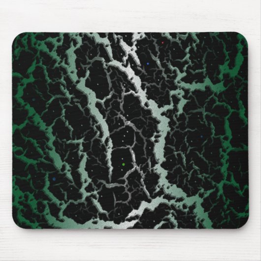 Leerlaufbahn - Weiß/Wald Mousepad (Vorne)