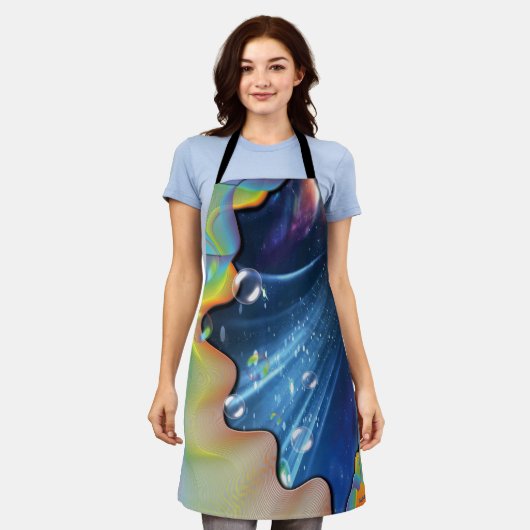 Leerlaufblasen - Tank-Top Schürze (Getragen)