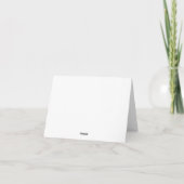 Leerlaufbudget Feiertagskarte (Rückseite)