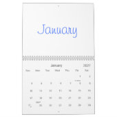 Leerlaufkalender 2025 mit Feiertagen Kalender (Jan 2027)