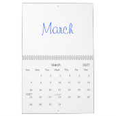 Leerlaufkalender 2025 mit Feiertagen Kalender (Mär 2027)