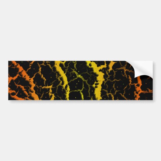 Leerlauflava - orange/gelb autoaufkleber (Vorne)