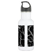 Leerlauflava - weiß/silber edelstahlflasche (Rückseite)