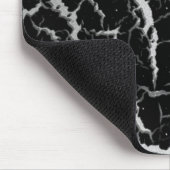 Leerlauflava - weiß/silber mousepad (Ecke)