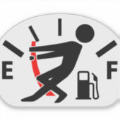 Leerlaufmessung Aufkleber (Vorderseite)