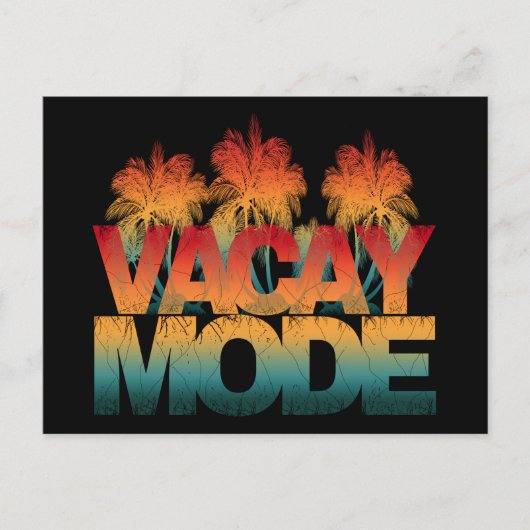 Leerlaufmodus Postkarte (Vorderseite)