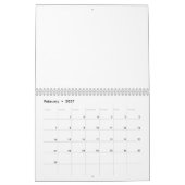 Leerlaufskalender 2026 kalender (Feb 2027)