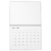 Leerlaufskalender 2026 kalender (Mär 2027)