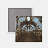 Leerlauftunnel mit Graffiti Magnet (Vorderseite/Rückseite)