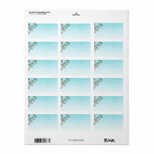 Leerlaufzweige Adressaufkleber (Vorne)