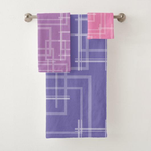 Leerquadrate Badhandtuch Set (Insitu)