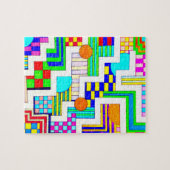 Leerraum mit Farben Puzzle (Horizontal)