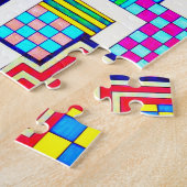 Leerraum mit Farben Puzzle (Seite)