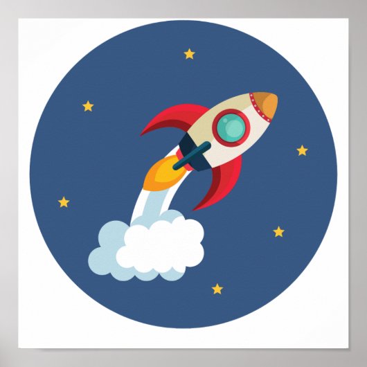 Leertaste abblasen im Kreis Poster (Vorne)