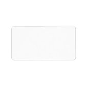 Leertaste Adressaufkleber (Vorne)