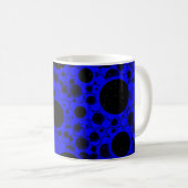 Leertaste - Blau Kaffeetasse (VorderseiteRechts)