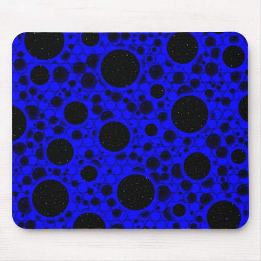 Leertaste - Blau Mousepad (Vorne)