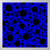 Leertaste - Blau Poster (Vorne)