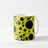 Leertaste - Gelb Kaffeetasse (VorderseiteRechts)