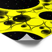 Leertaste - Gelb Poster (Ecke)