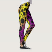 Leertaste - Lila/gelb Leggings (Rechts)