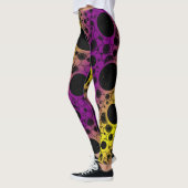 Leertaste - Lila/gelb Leggings (Links)