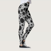 Leertaste - Silber Leggings (Rechts)