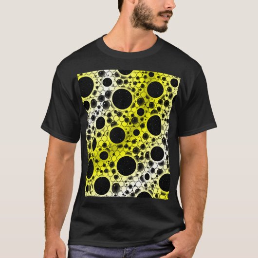 Leertaste - Weiß/Gelb T-Shirt (Vorderseite)