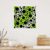 Leertaste - Weiß/Limon Poster (Küche)