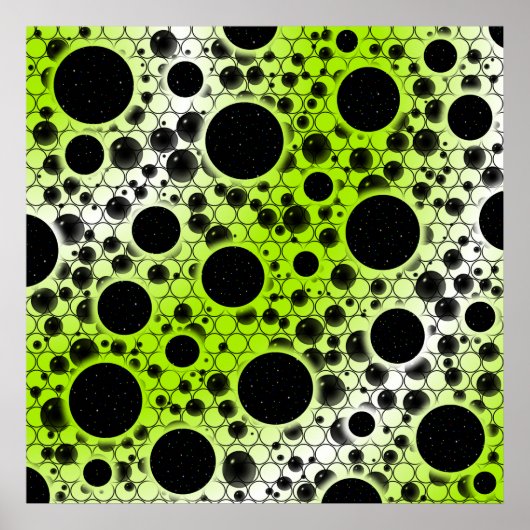 Leertaste - Weiß/Limon Poster (Vorne)